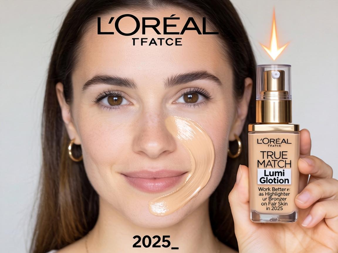 Does L'Oréal True Match Lumi Glotion Work Better as Highlighter or Bronzer on Fair Skin in 2025_