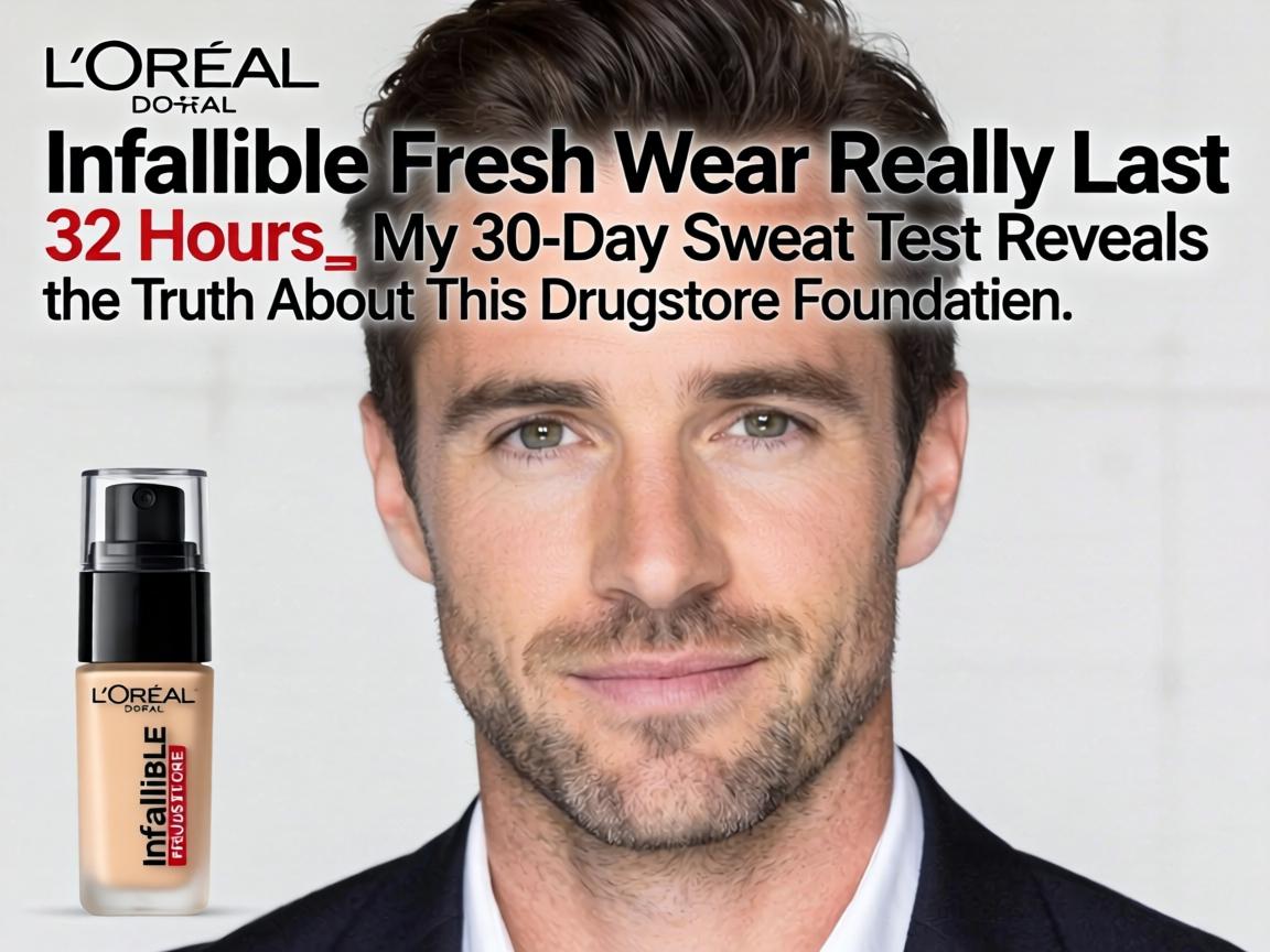 Does L'Oréal Infallible Fresh Wear Really Last 32 Hours_ My 30-Day Sweat Test Reveals the Truth About This Drugstore Foundation