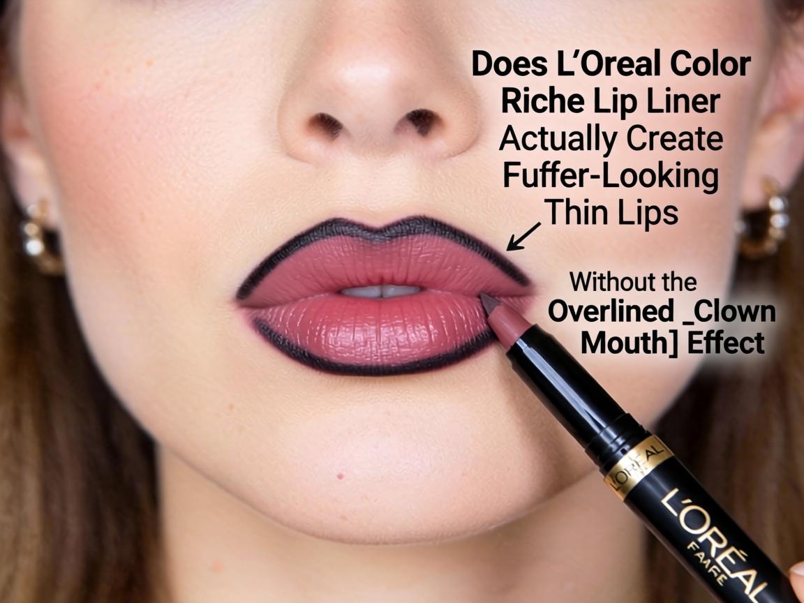 Does L'Oréal Color Riche Lip Liner Actually Create Fuller-Looking Thin Lips Without the Overlined _Clown Mouth_ Effect_