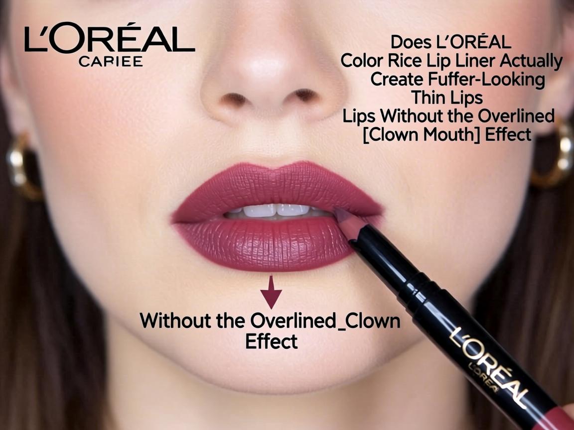 Does L'Oréal Color Riche Lip Liner Actually Create Fuller-Looking Thin Lips Without the Overlined _Clown Mouth_ Effect_