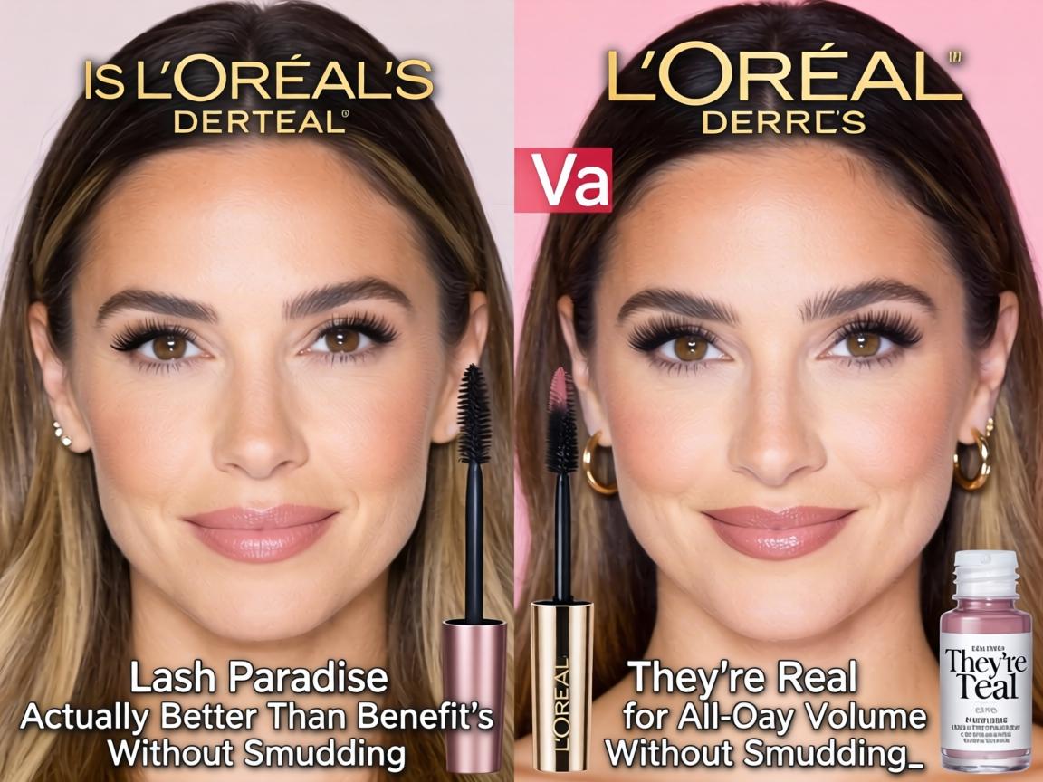 Is L'Oreal's $10 Lash Paradise Actually Better Than Benefit's $27 They're Real for All-Day Volume Without Smudging_