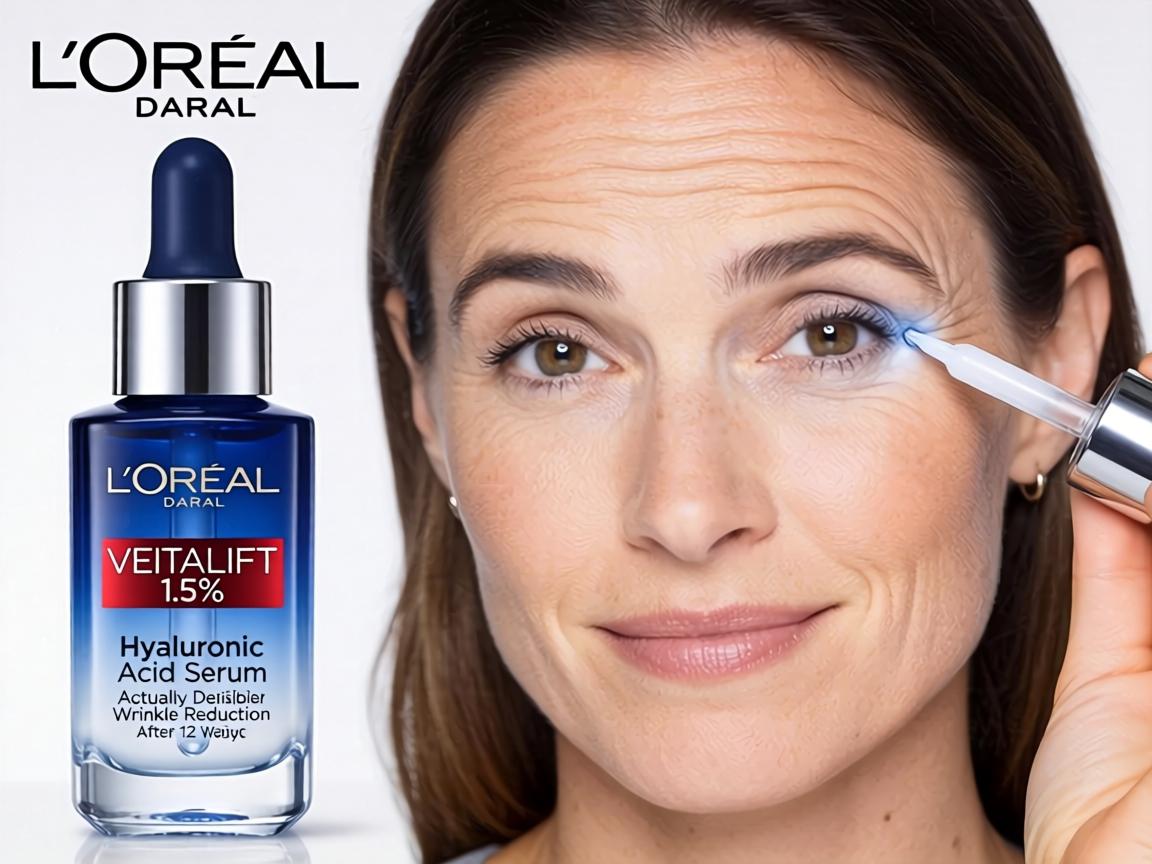 Does L'Oréal Revitalift 1.5% Hyaluronic Acid Serum Actually Deliver Visible Wrinkle Reduction After 12 Weeks of Daily Use, or Is the Hype Just Marketing_