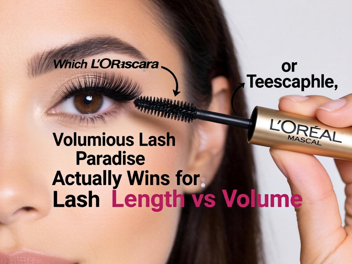 Which L’Oréal Mascara Actually Wins for Length vs Volume_ Voluminous Lash Paradise or Telescopic_