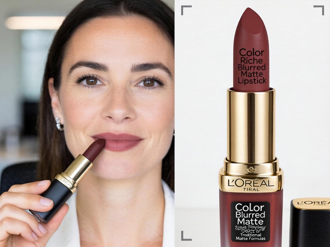 Does L'Oreal Color Riche Blurred Matte Lipstick Actually Stay Comfortable During 8-Hour Office Wear Without the Drying Effect of Traditional Matte Formulas_