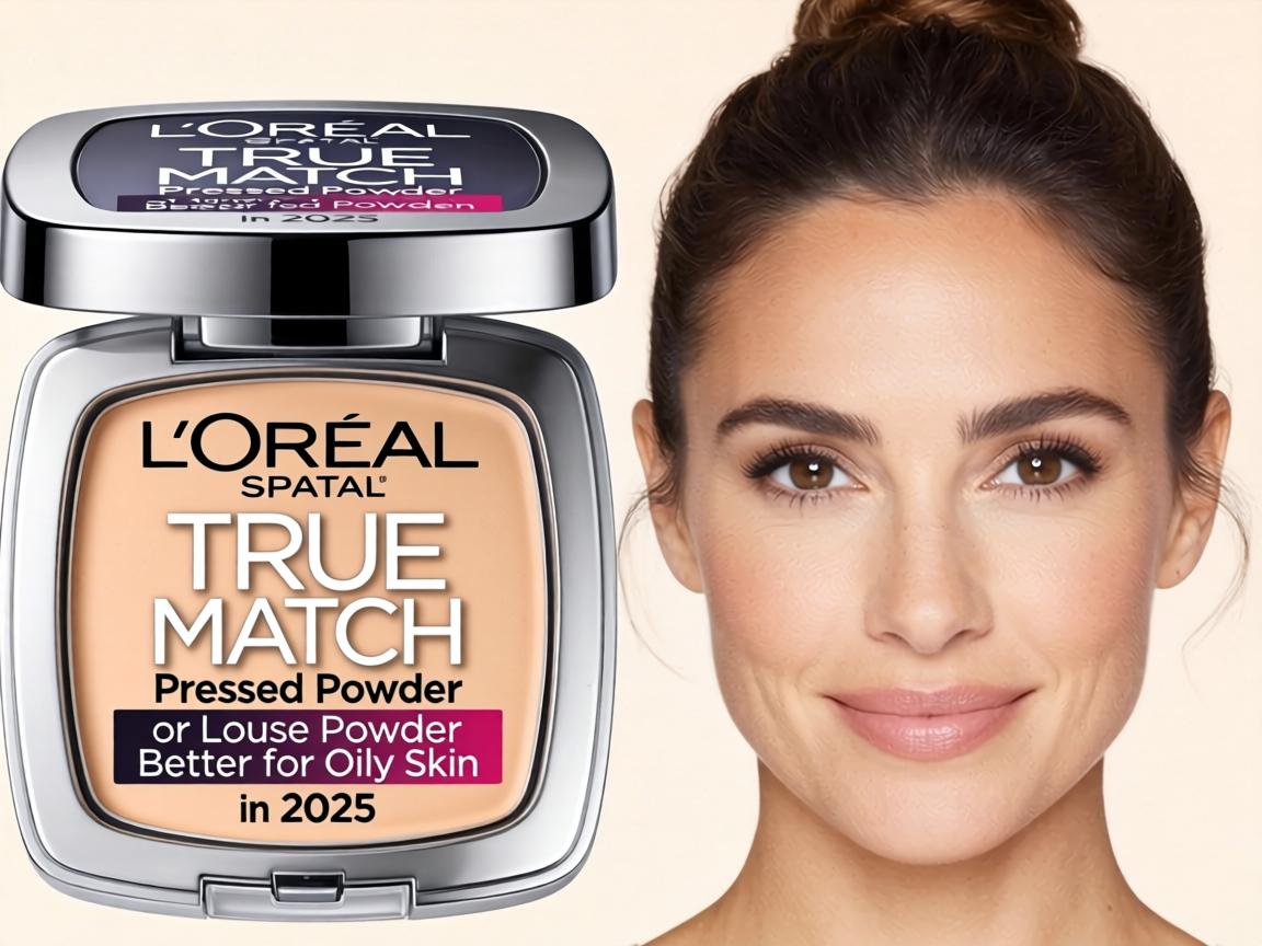 Is L'Oréal True Match Pressed Powder or Loose Powder Better for Oily Skin in 2025_