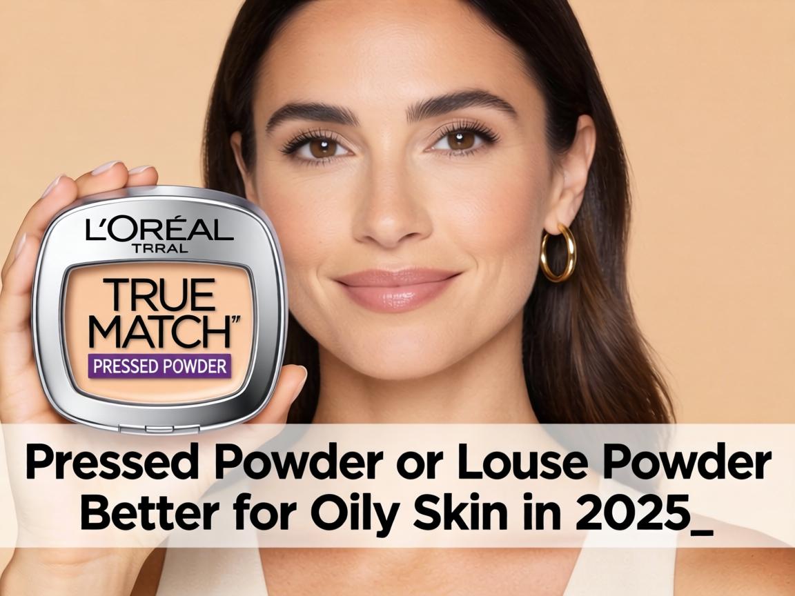 Is L'Oréal True Match Pressed Powder or Loose Powder Better for Oily Skin in 2025_