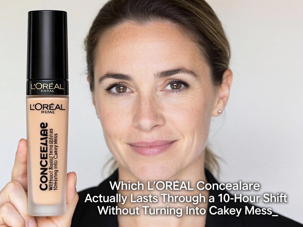 Which L’Oréal Concealer Actually Lasts Through a 10-Hour Shift Without Turning Into Cakey Mess_