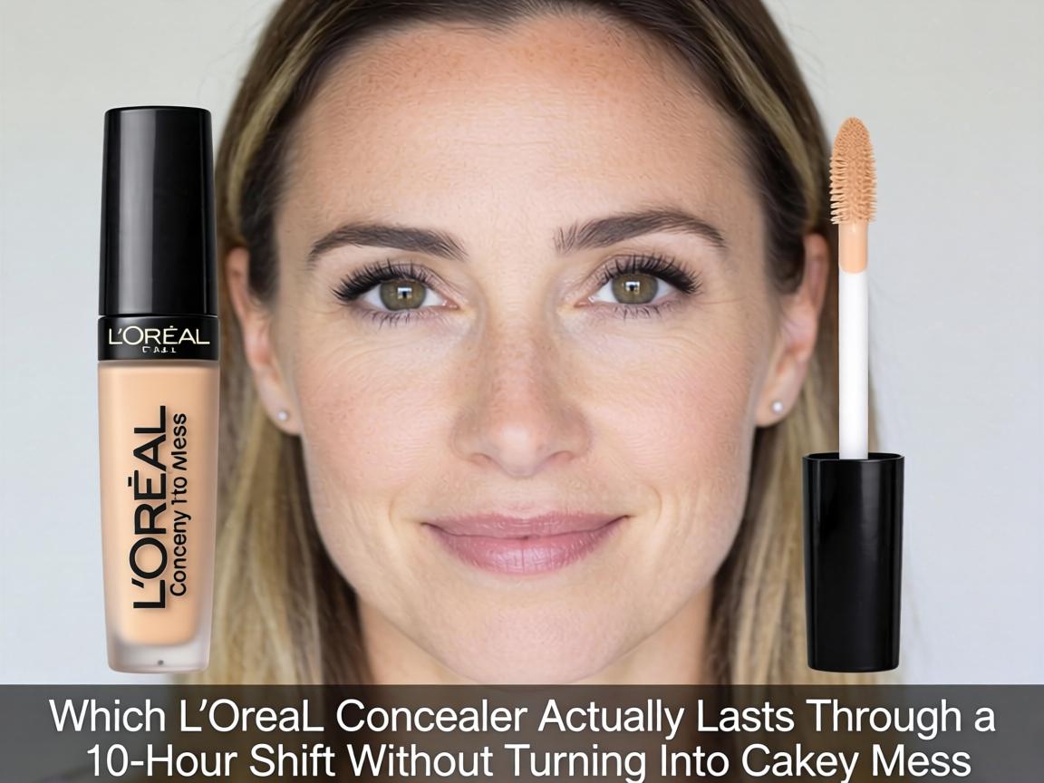Which L’Oréal Concealer Actually Lasts Through a 10-Hour Shift Without Turning Into Cakey Mess_