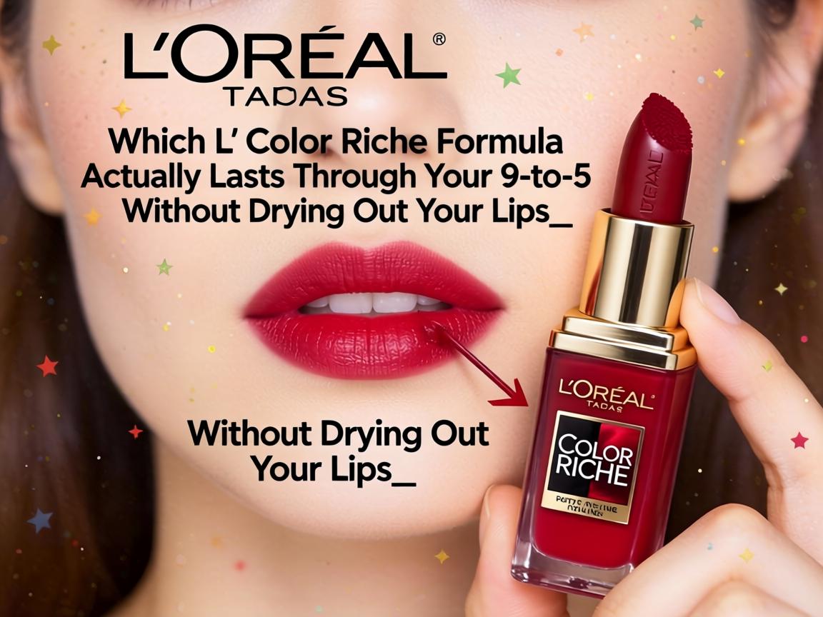 Which L'Oréal Color Riche Formula Actually Lasts Through Your 9-to-5 Without Drying Out Your Lips_