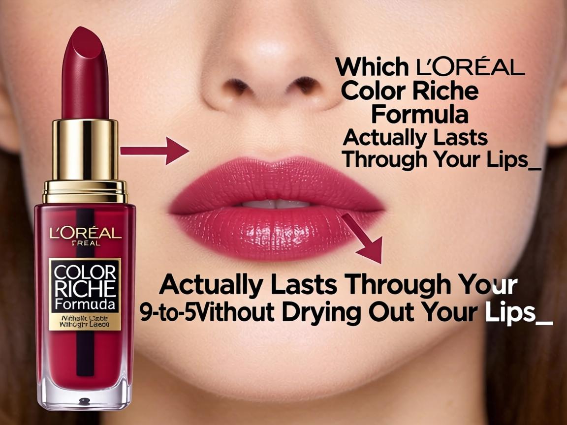 Which L'Oréal Color Riche Formula Actually Lasts Through Your 9-to-5 Without Drying Out Your Lips_