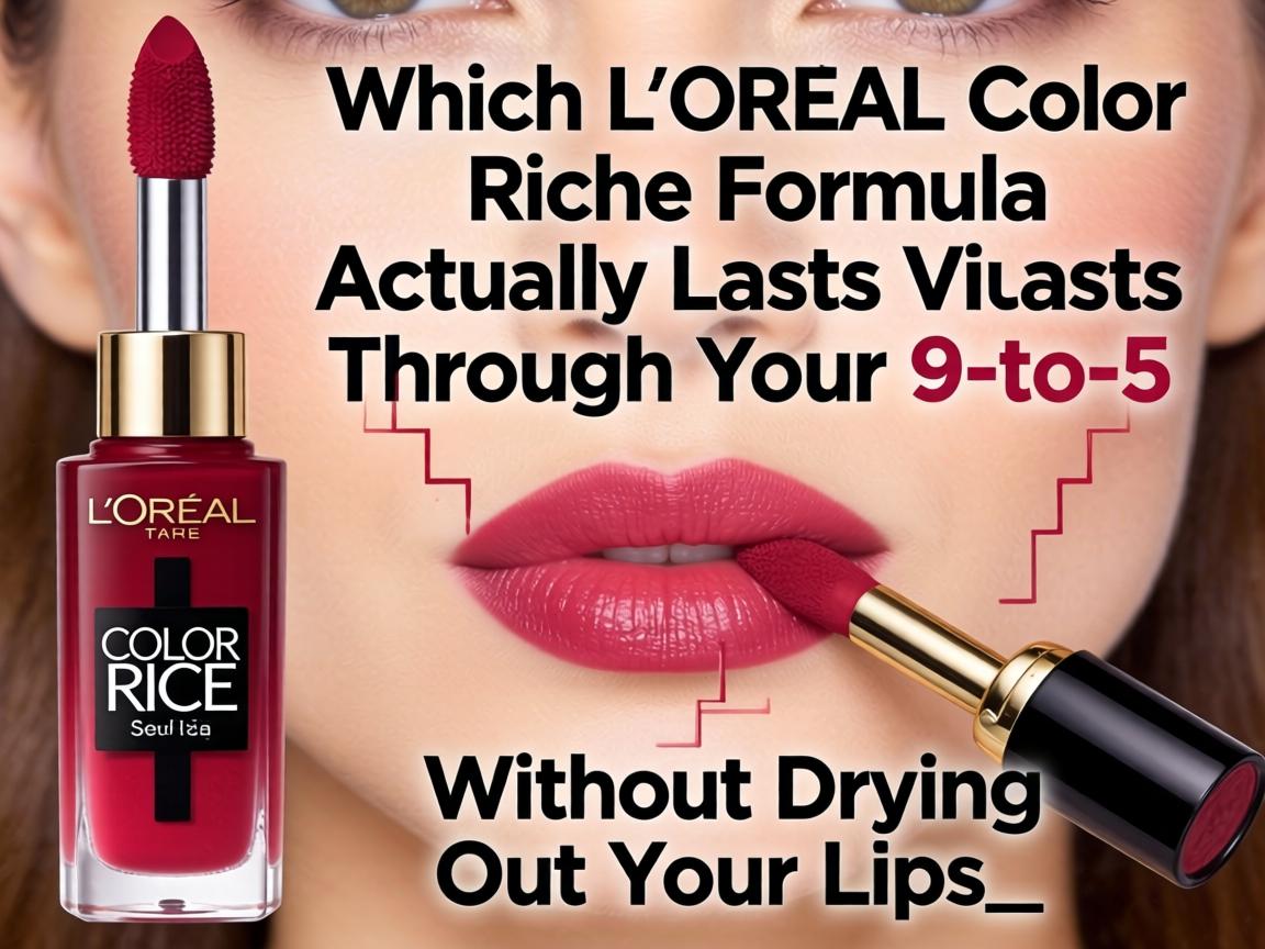 Which L'Oréal Color Riche Formula Actually Lasts Through Your 9-to-5 Without Drying Out Your Lips_