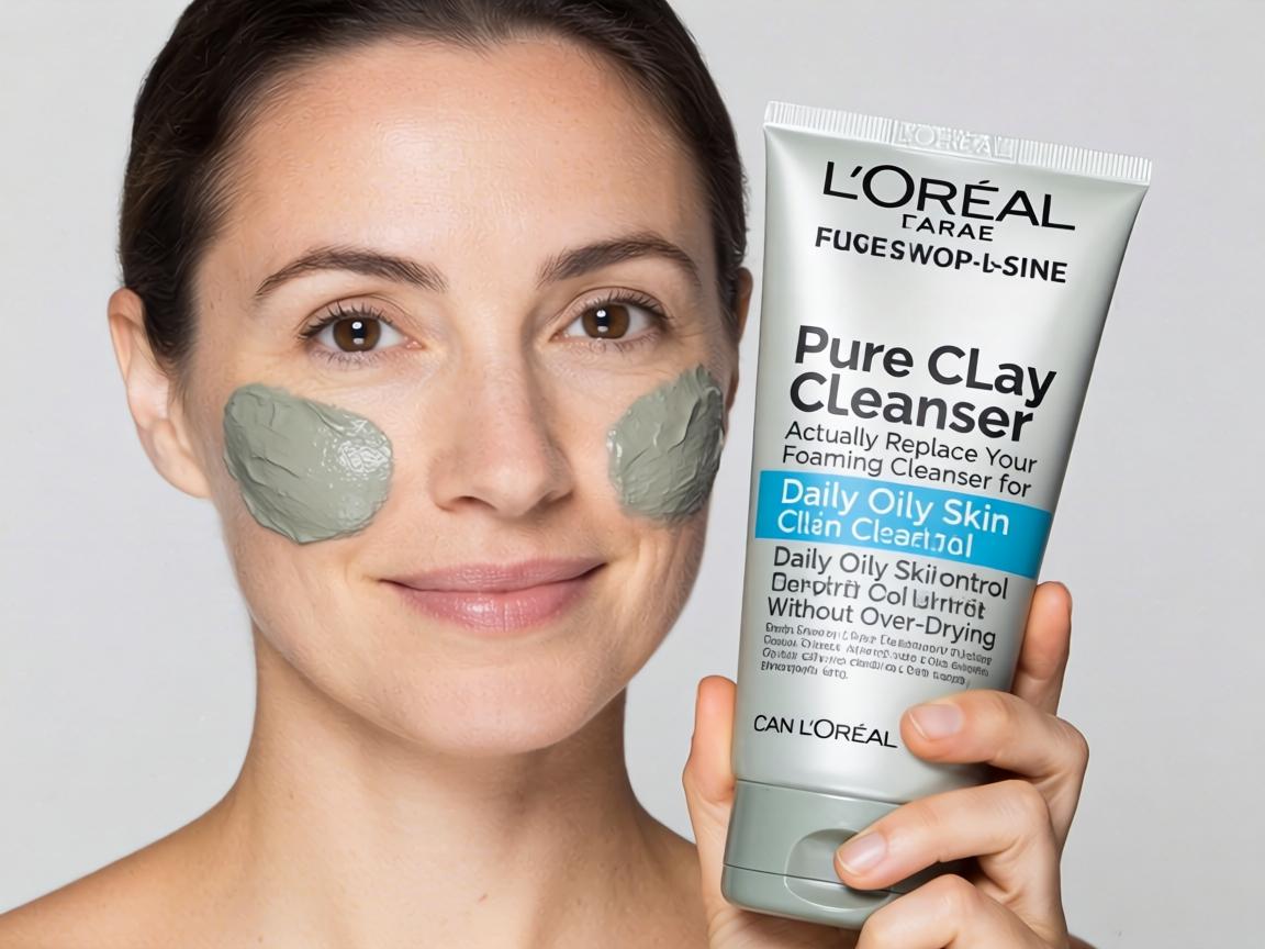 Can L'Oréal Pure-Clay Cleanser Actually Replace Your $25 Foaming Cleanser for Daily Oily Skin Control Without Over-Drying_
