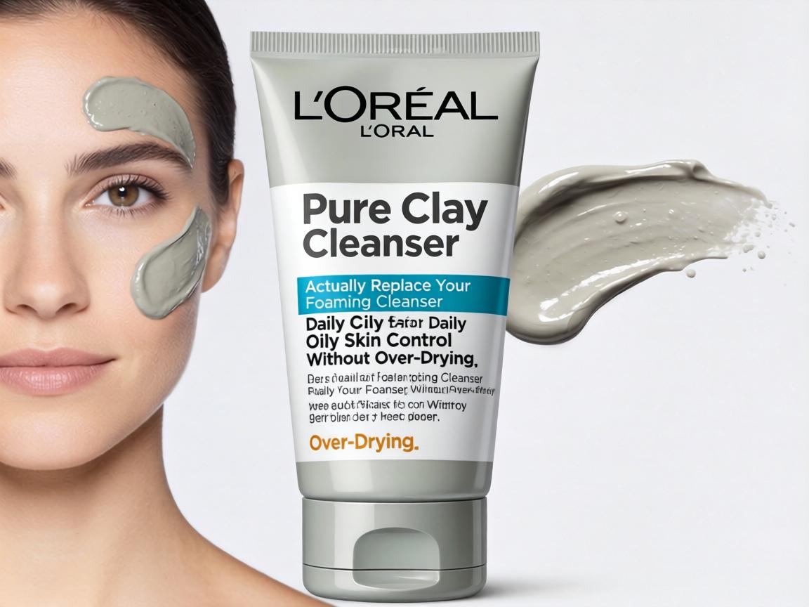 Can L'Oréal Pure-Clay Cleanser Actually Replace Your $25 Foaming Cleanser for Daily Oily Skin Control Without Over-Drying_