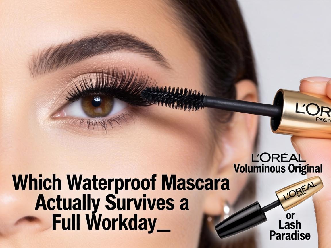 Which Waterproof Mascara Actually Survives a Full Workday_ L'Oreal Voluminous Original or Lash Paradise_