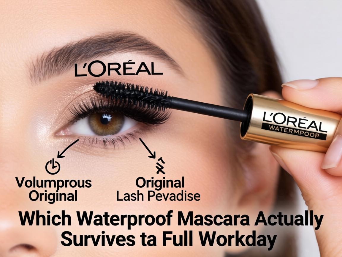 Which Waterproof Mascara Actually Survives a Full Workday_ L'Oreal Voluminous Original or Lash Paradise_