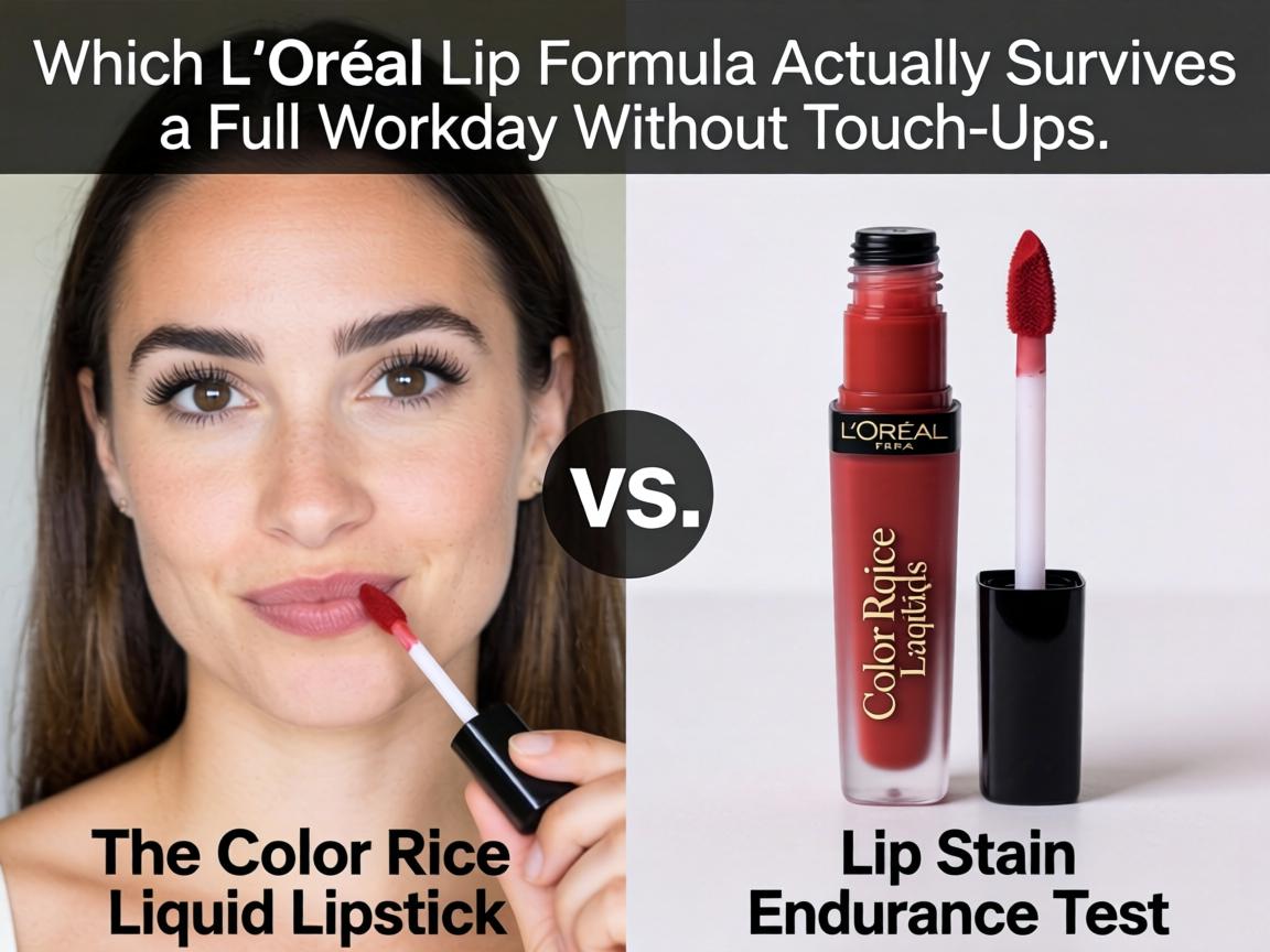 Which L'Oréal Lip Formula Actually Survives a Full Workday Without Touch-Ups_ The Color Riche Liquid Lipstick vs. Lip Stain Endurance Test