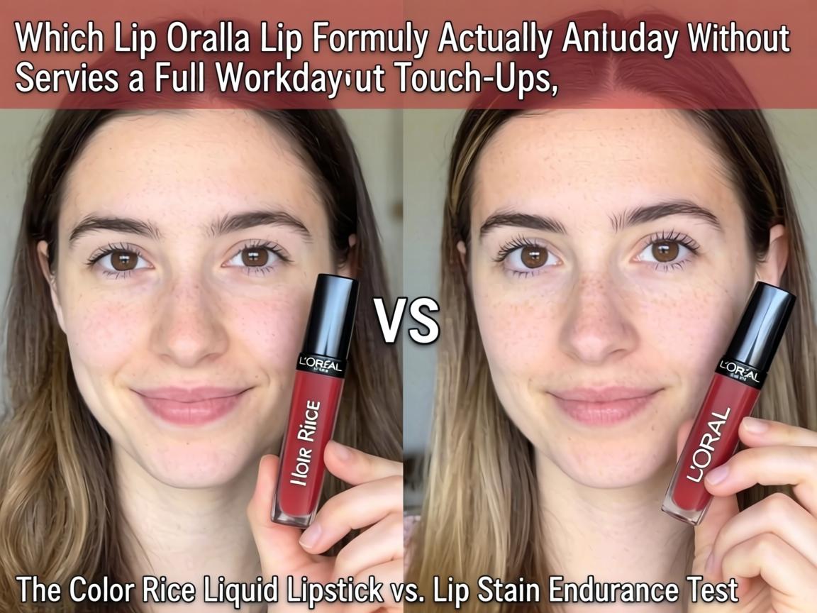 Which L'Oréal Lip Formula Actually Survives a Full Workday Without Touch-Ups_ The Color Riche Liquid Lipstick vs. Lip Stain Endurance Test