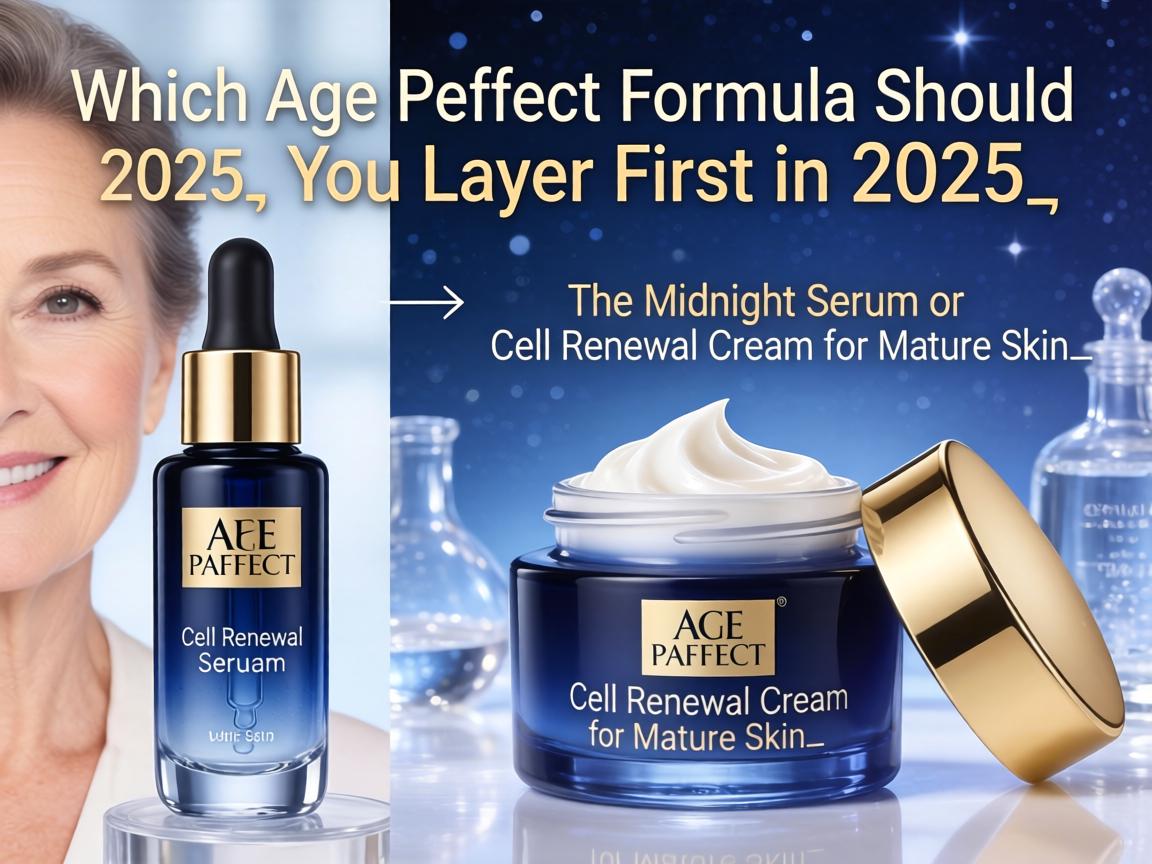 Which Age Perfect Formula Should You Layer First in 2025_ The Midnight Serum or Cell Renewal Cream for Mature Skin_