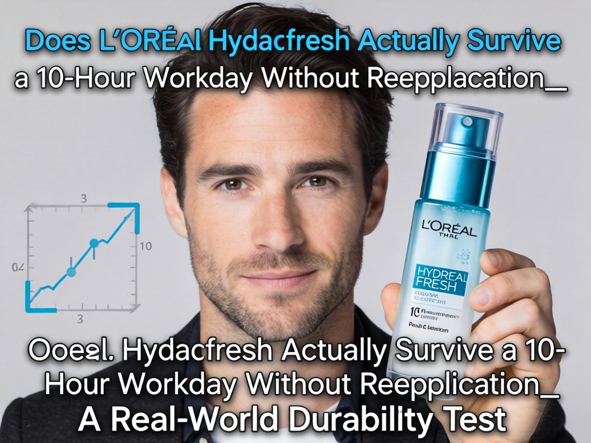 Does L’Oréal Hydrafresh Actually Survive a 10-Hour Workday Without Reapplication_ A Real-World Durability Test
