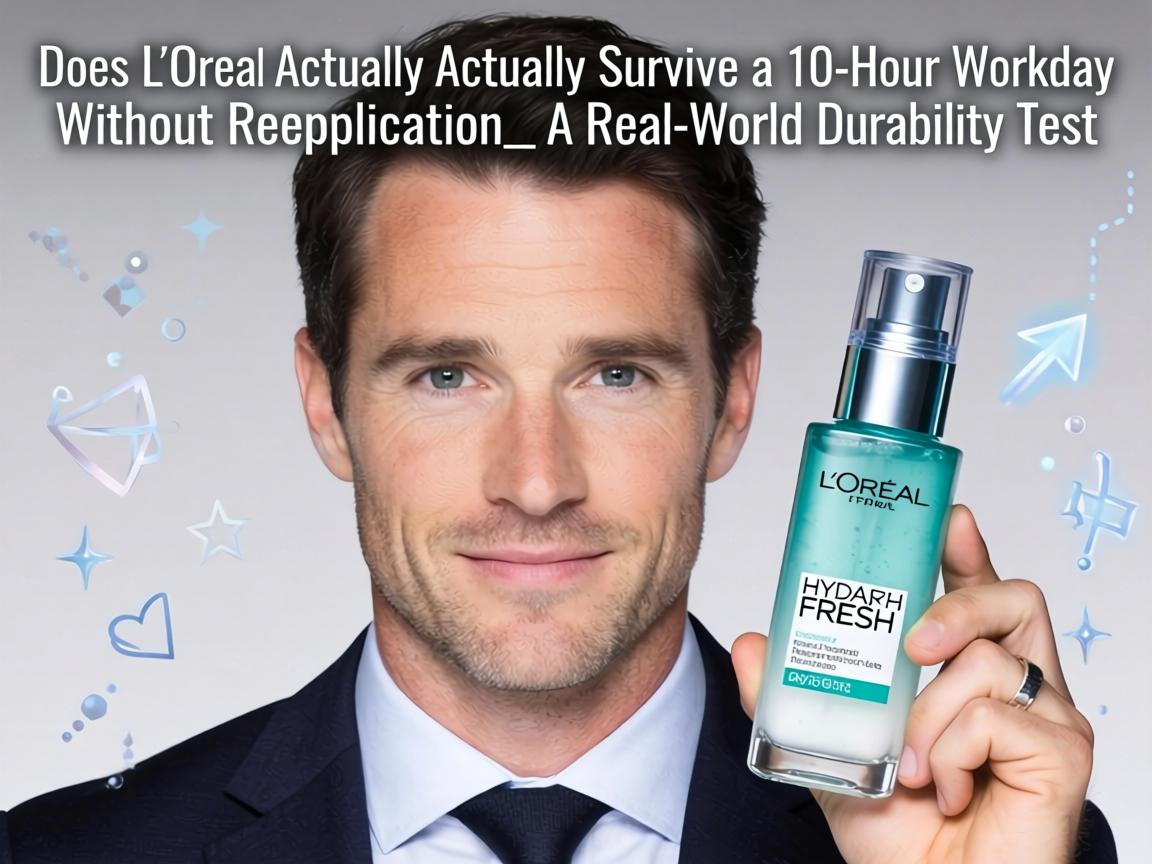 Does L’Oréal Hydrafresh Actually Survive a 10-Hour Workday Without Reapplication_ A Real-World Durability Test