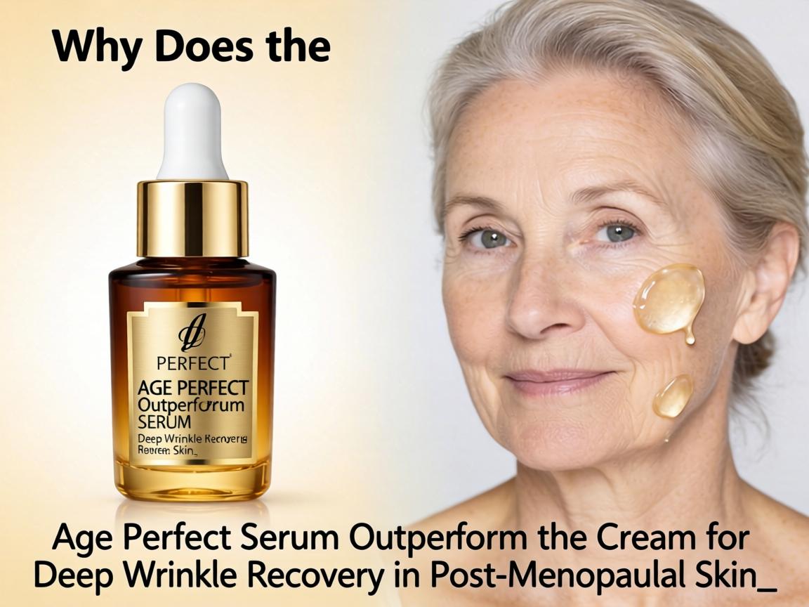 Why Does the $23 Age Perfect Serum Outperform the $25 Cream for Deep Wrinkle Recovery in Post-Menopausal Skin_
