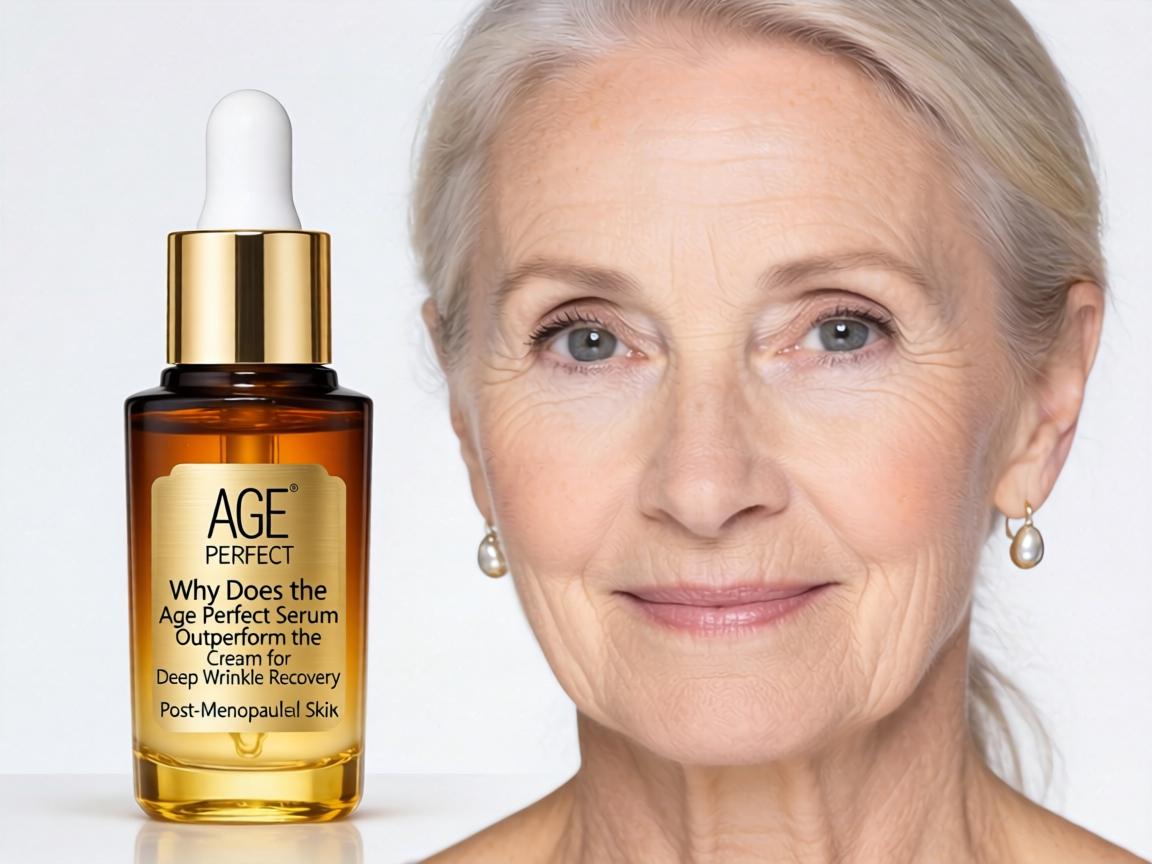 Why Does the $23 Age Perfect Serum Outperform the $25 Cream for Deep Wrinkle Recovery in Post-Menopausal Skin_