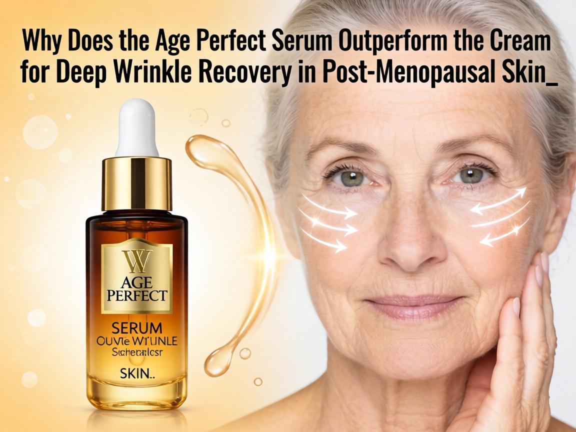Why Does the $23 Age Perfect Serum Outperform the $25 Cream for Deep Wrinkle Recovery in Post-Menopausal Skin_
