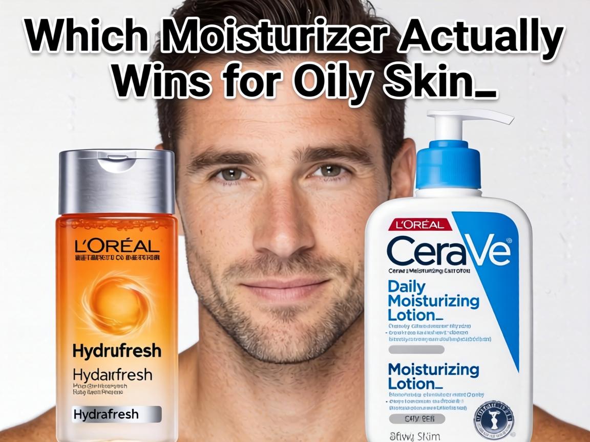 Which Moisturizer Actually Wins for Oily Skin_ L’Oréal Hydrafresh or CeraVe Daily Moisturizing Lotion_