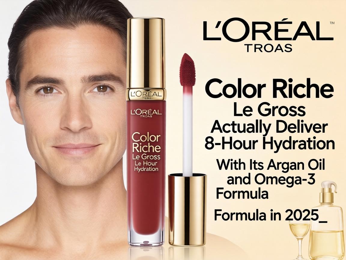 Does L'Oreal Color Riche Le Gloss Actually Deliver 8-Hour Hydration With Its Argan Oil and Omega-3 Formula in 2025_