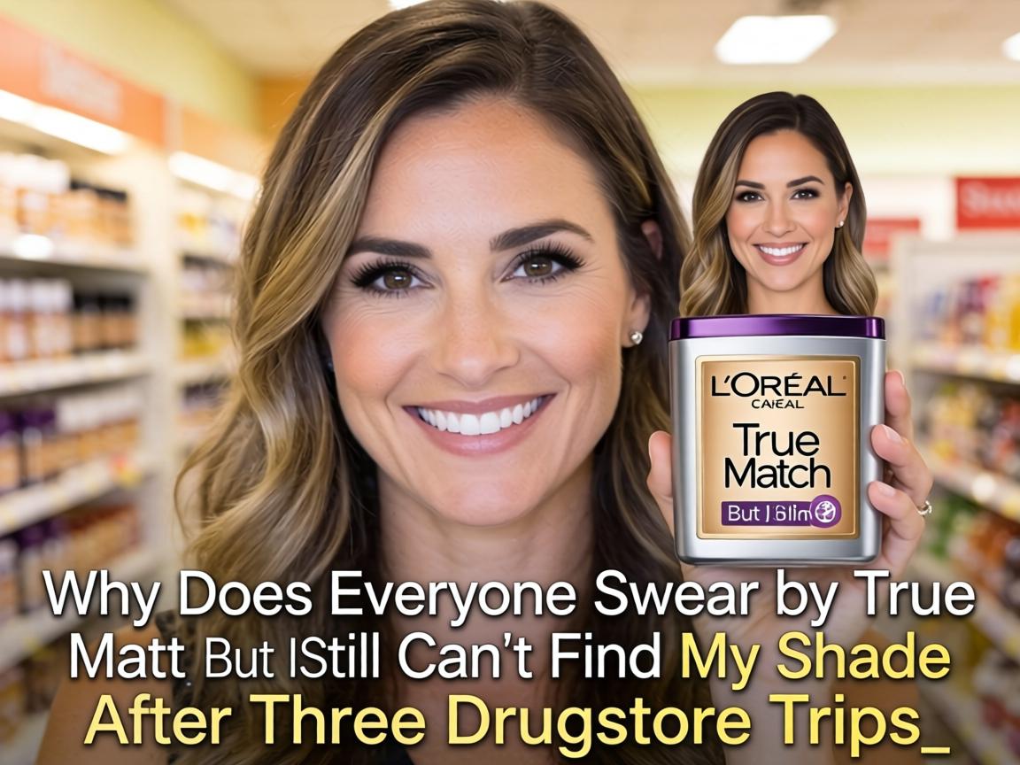 Why Does Everyone Swear by L'Oreal True Match But I Still Can't Find My Shade After Three Drugstore Trips_