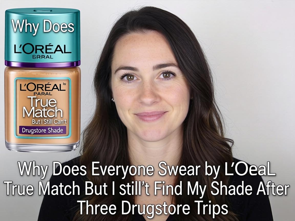 Why Does Everyone Swear by L'Oreal True Match But I Still Can't Find My Shade After Three Drugstore Trips_