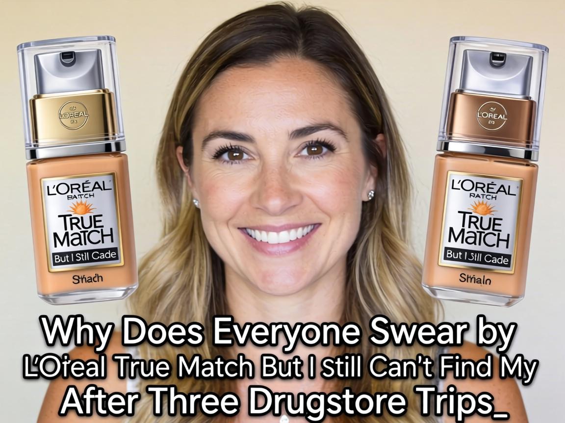 Why Does Everyone Swear by L'Oreal True Match But I Still Can't Find My Shade After Three Drugstore Trips_