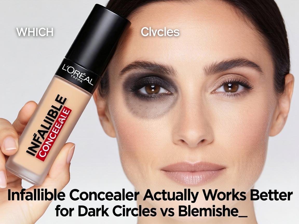 Which L’Oréal Infallible Concealer Actually Works Better for Dark Circles vs Blemishes_