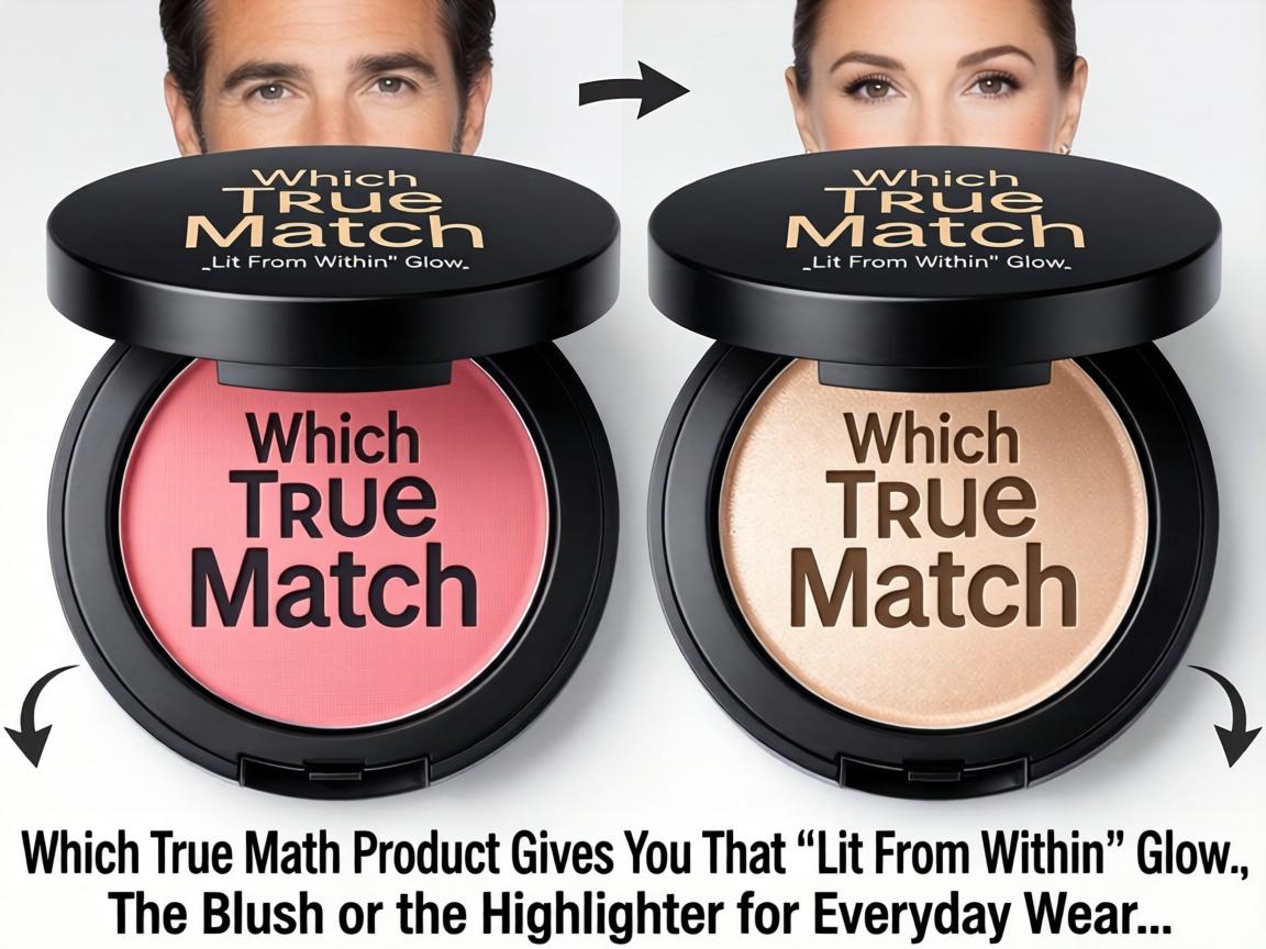 Which True Match Product Gives You That _Lit From Within_ Glow_ The Blush or the Highlighter for Everyday Wear_