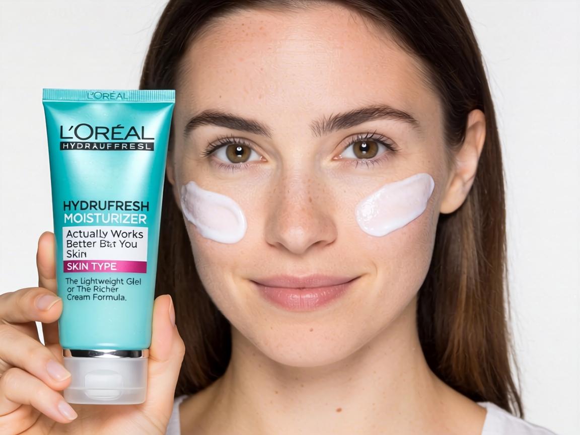 Which L'Oréal Hydrafresh Moisturizer Actually Works Better for Your Skin Type_ The Lightweight Gel or The Richer Cream Formula_