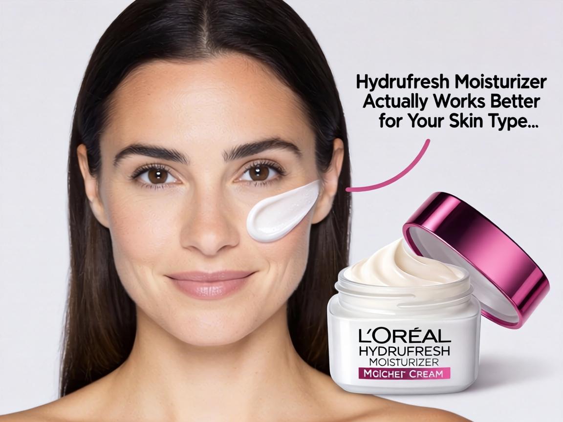 Which L'Oréal Hydrafresh Moisturizer Actually Works Better for Your Skin Type_ The Lightweight Gel or The Richer Cream Formula_