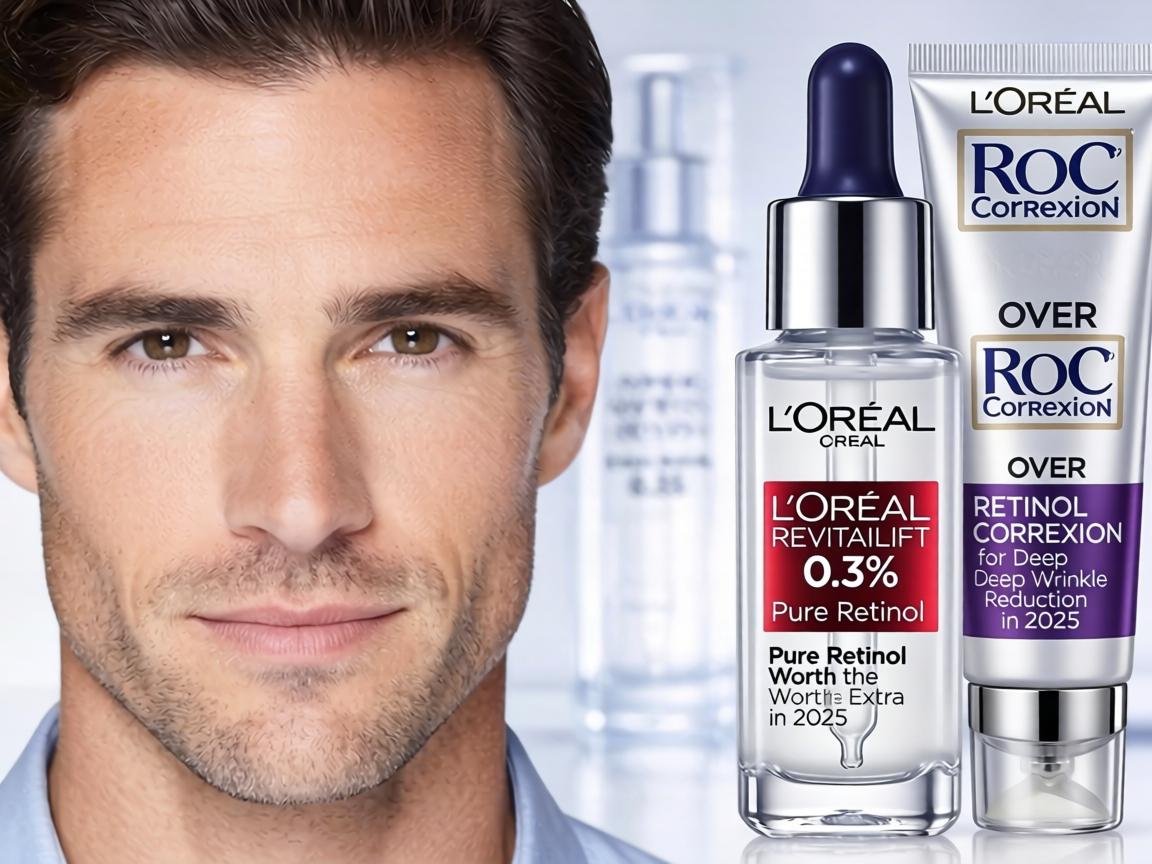 Is L'Oréal Revitalift 0.3% Pure Retinol Worth the Extra $12 Over RoC Retinol Correxion for Deep Wrinkle Reduction in 2025_