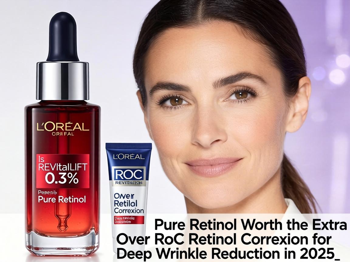 Is L'Oréal Revitalift 0.3% Pure Retinol Worth the Extra $12 Over RoC Retinol Correxion for Deep Wrinkle Reduction in 2025_