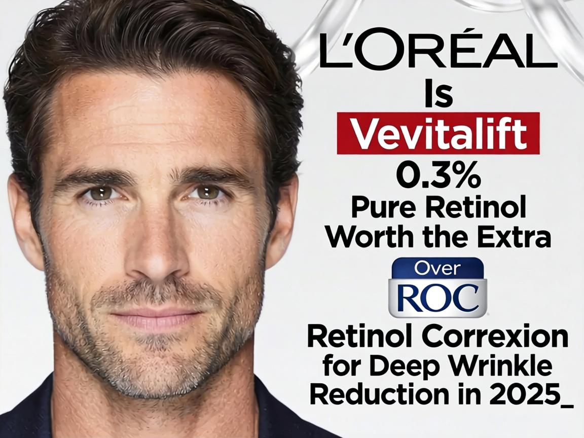 Is L'Oréal Revitalift 0.3% Pure Retinol Worth the Extra $12 Over RoC Retinol Correxion for Deep Wrinkle Reduction in 2025_