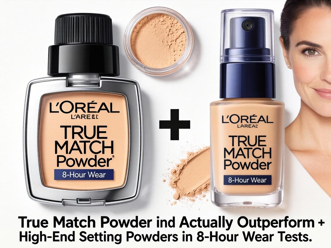 Does L'Oreal True Match Powder Actually Outperform $40+ High-End Setting Powders in 8-Hour Wear Tests_