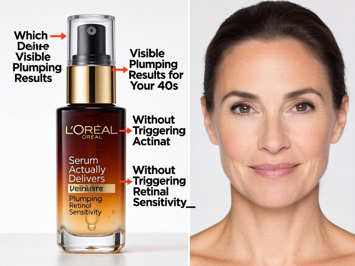 Which L'Oréal Serum Actually Delivers Visible Plumping Results for Your 40s Without Triggering Retinol Sensitivity_
