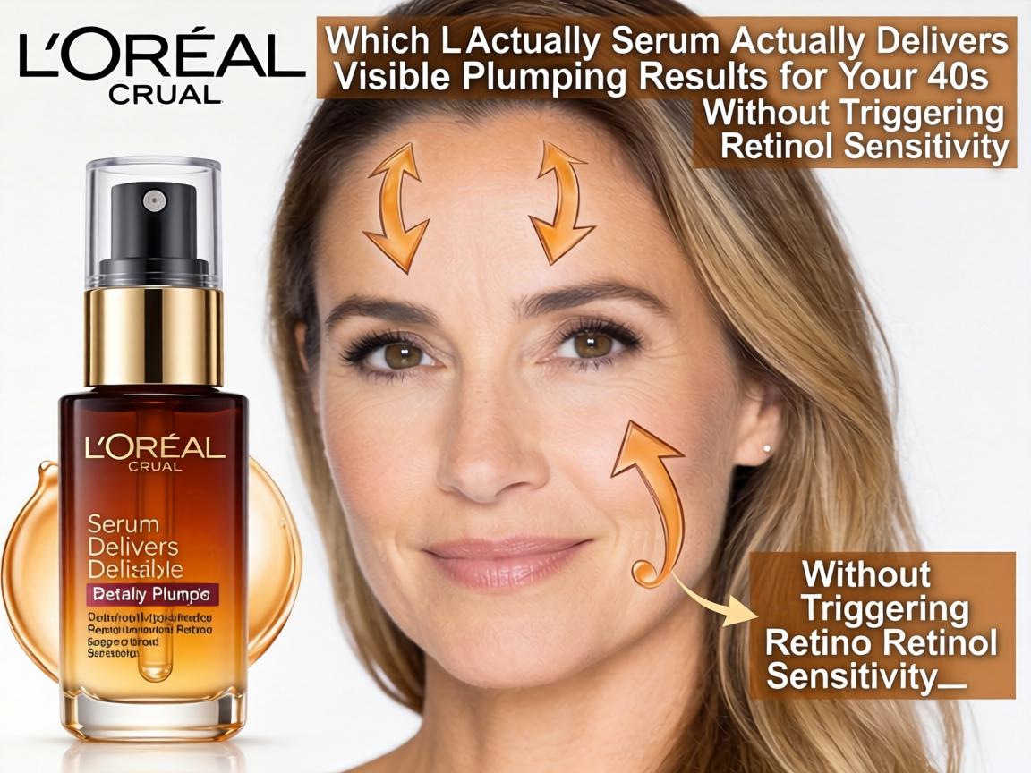 Which L'Oréal Serum Actually Delivers Visible Plumping Results for Your 40s Without Triggering Retinol Sensitivity_