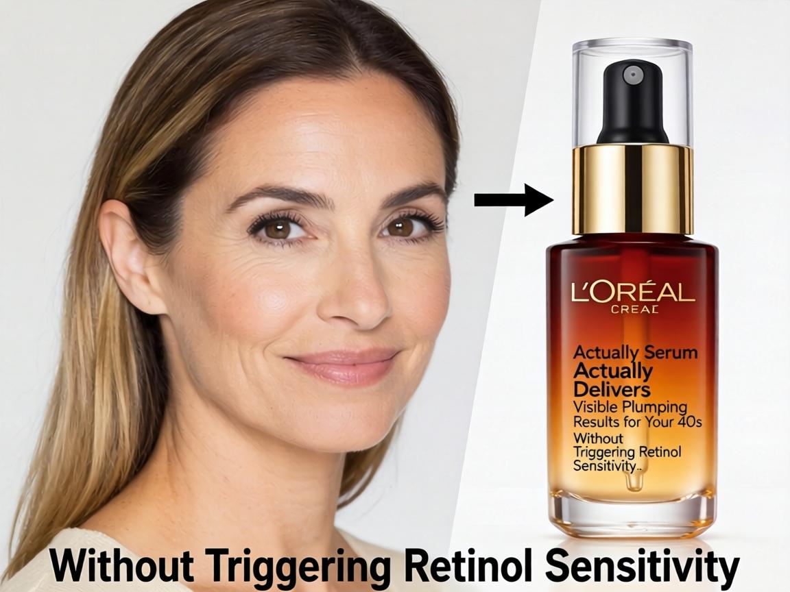 Which L'Oréal Serum Actually Delivers Visible Plumping Results for Your 40s Without Triggering Retinol Sensitivity_