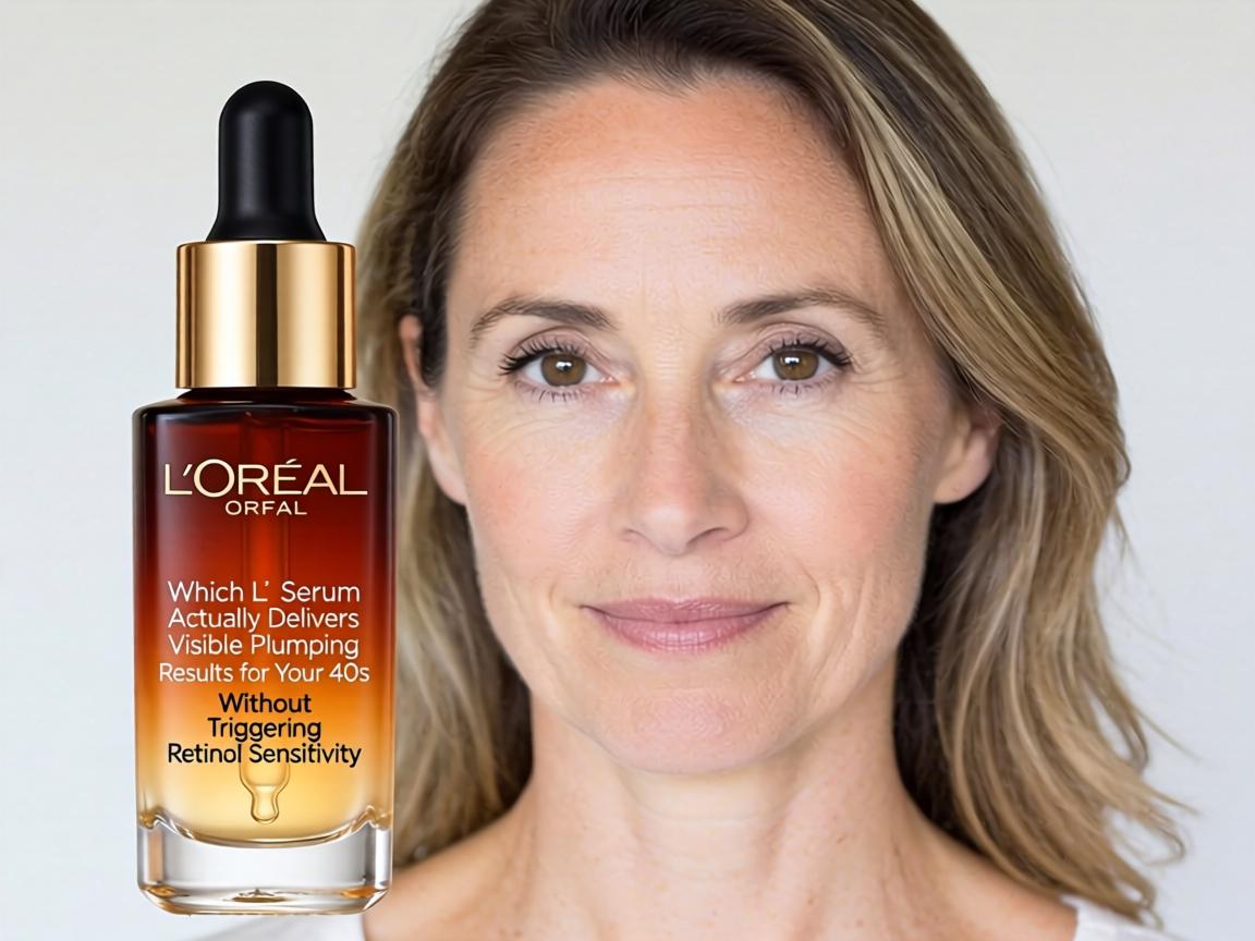 Which L'Oréal Serum Actually Delivers Visible Plumping Results for Your 40s Without Triggering Retinol Sensitivity_