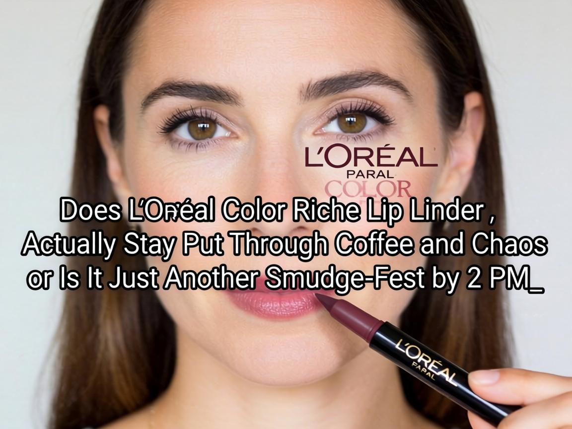 Does L'Oréal Color Riche Lip Liner Actually Stay Put Through Coffee and Chaos or Is It Just Another Smudge-Fest by 2 PM_