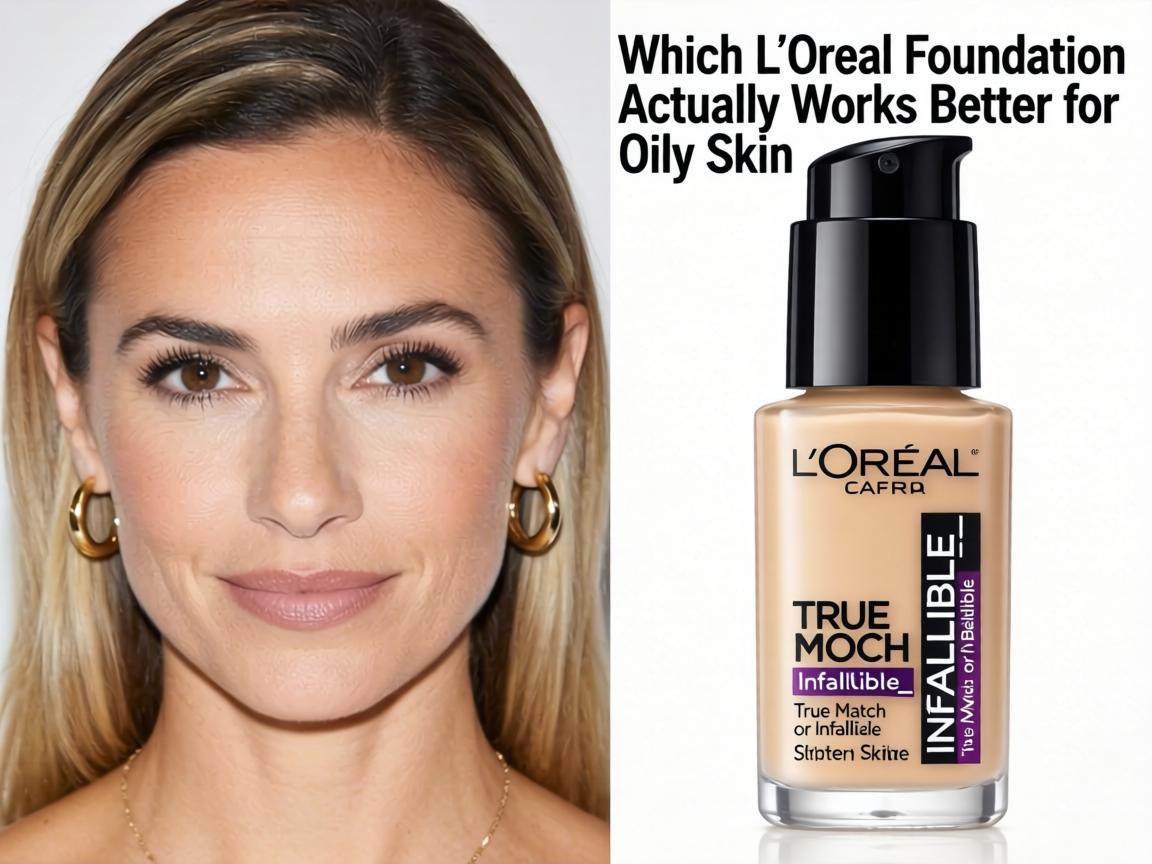 Which L'Oréal Foundation Actually Works Better for Oily Skin_ True Match or Infallible_