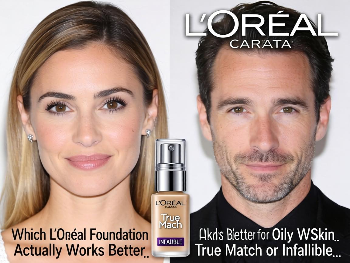Which L'Oréal Foundation Actually Works Better for Oily Skin_ True Match or Infallible_