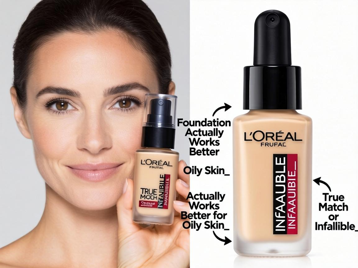 Which L'Oréal Foundation Actually Works Better for Oily Skin_ True Match or Infallible_