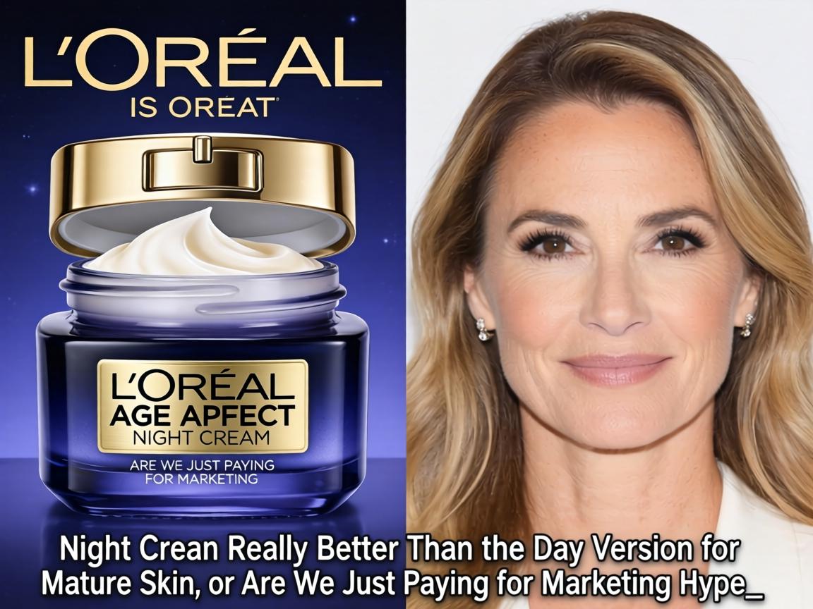 Is L'Oréal Age Perfect Night Cream Really Better Than the Day Version for Mature Skin, or Are We Just Paying for Marketing Hype_
