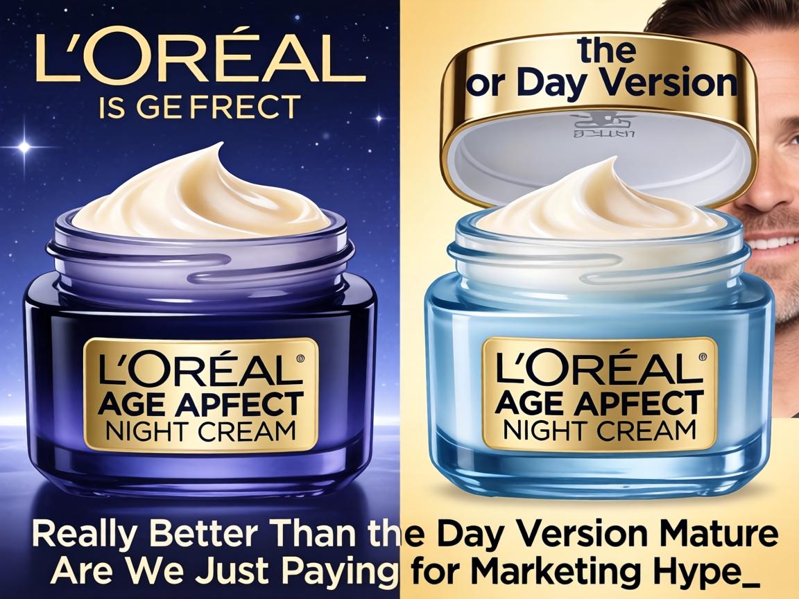 Is L'Oréal Age Perfect Night Cream Really Better Than the Day Version for Mature Skin, or Are We Just Paying for Marketing Hype_